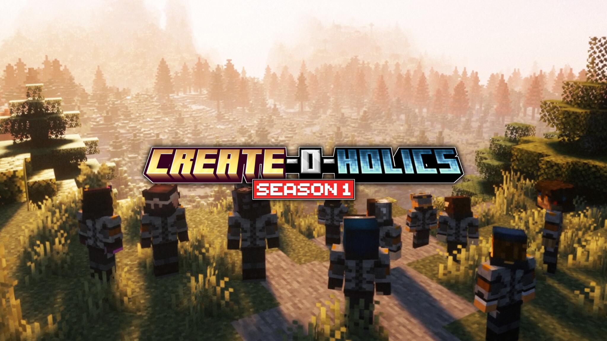 Discovery splash banner for Create-O-Holics Discord server