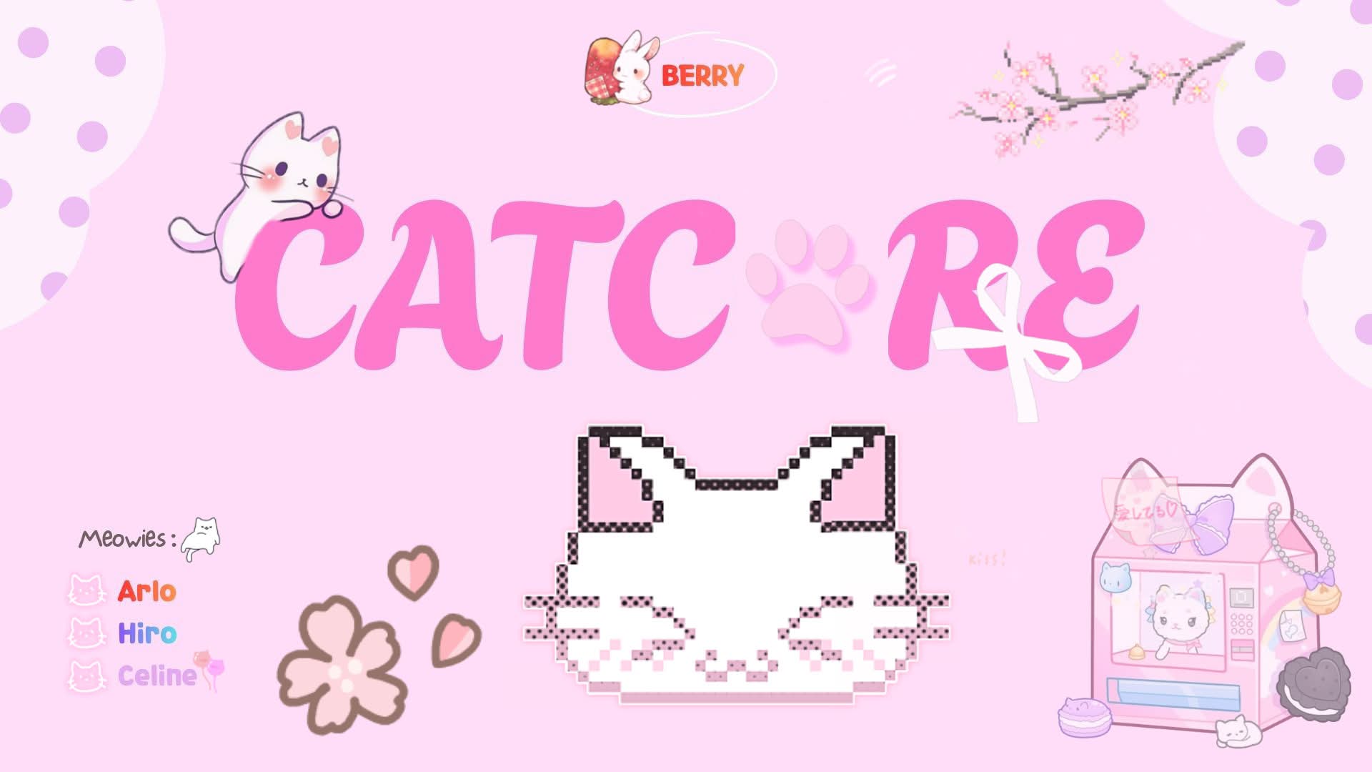 Discovery splash banner for ₍ˆ. .ˆ₎ catcore ˚₊‧ social . guild tags . gaming . giveaways . emotes . events . anime . sanrio Discord server