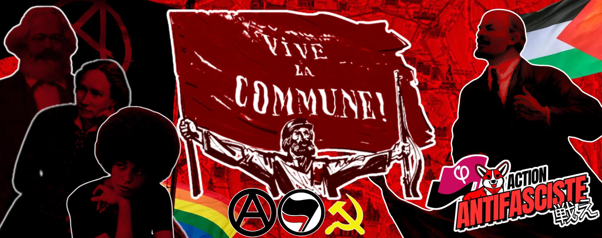 Discovery splash banner for VIVE LA COMMUNE 🚩🚩🚩 Discord server