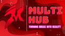 Discovery splash banner for Multi Hub Discord server