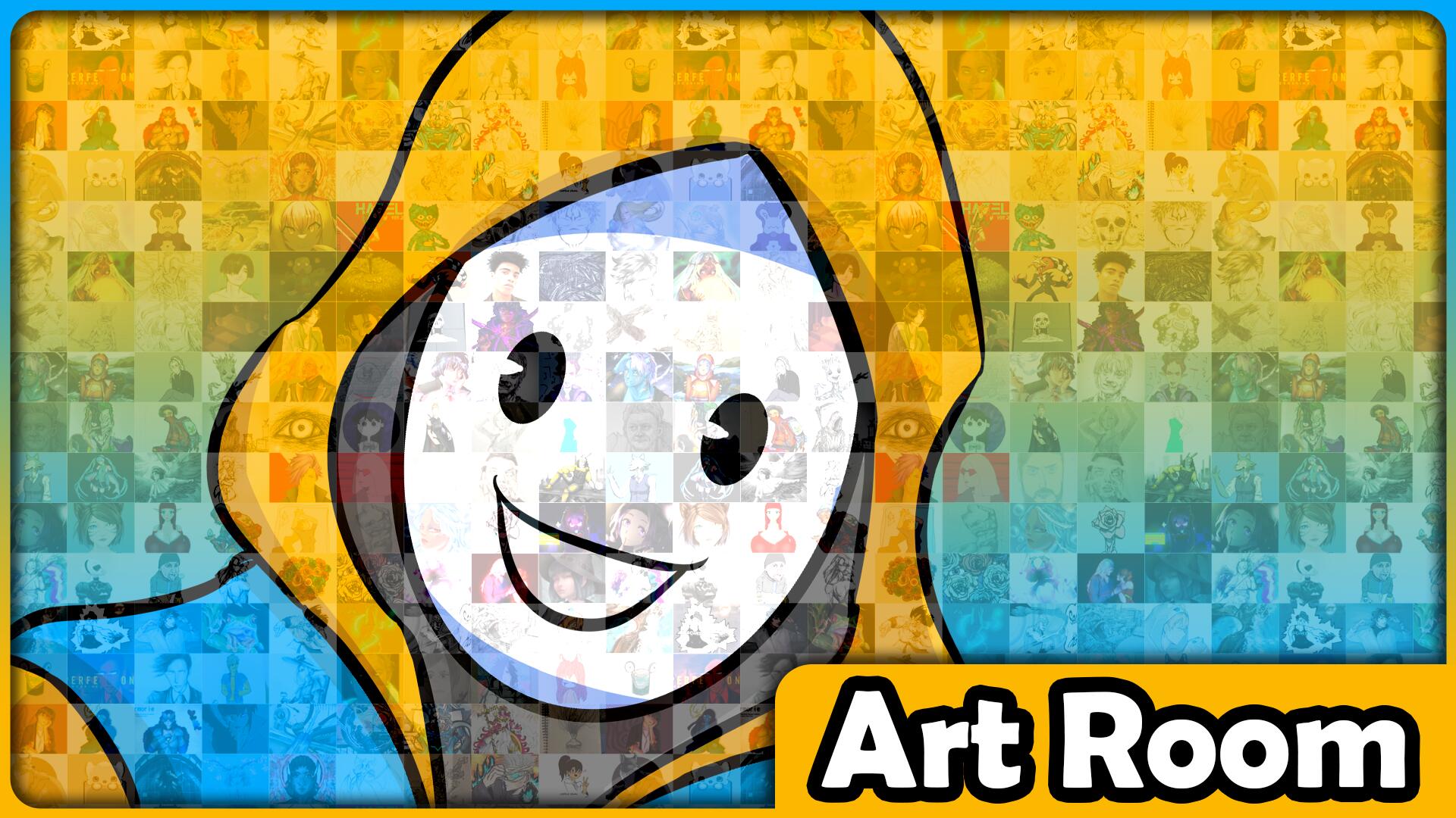 Discovery splash banner for Art Room Discord server