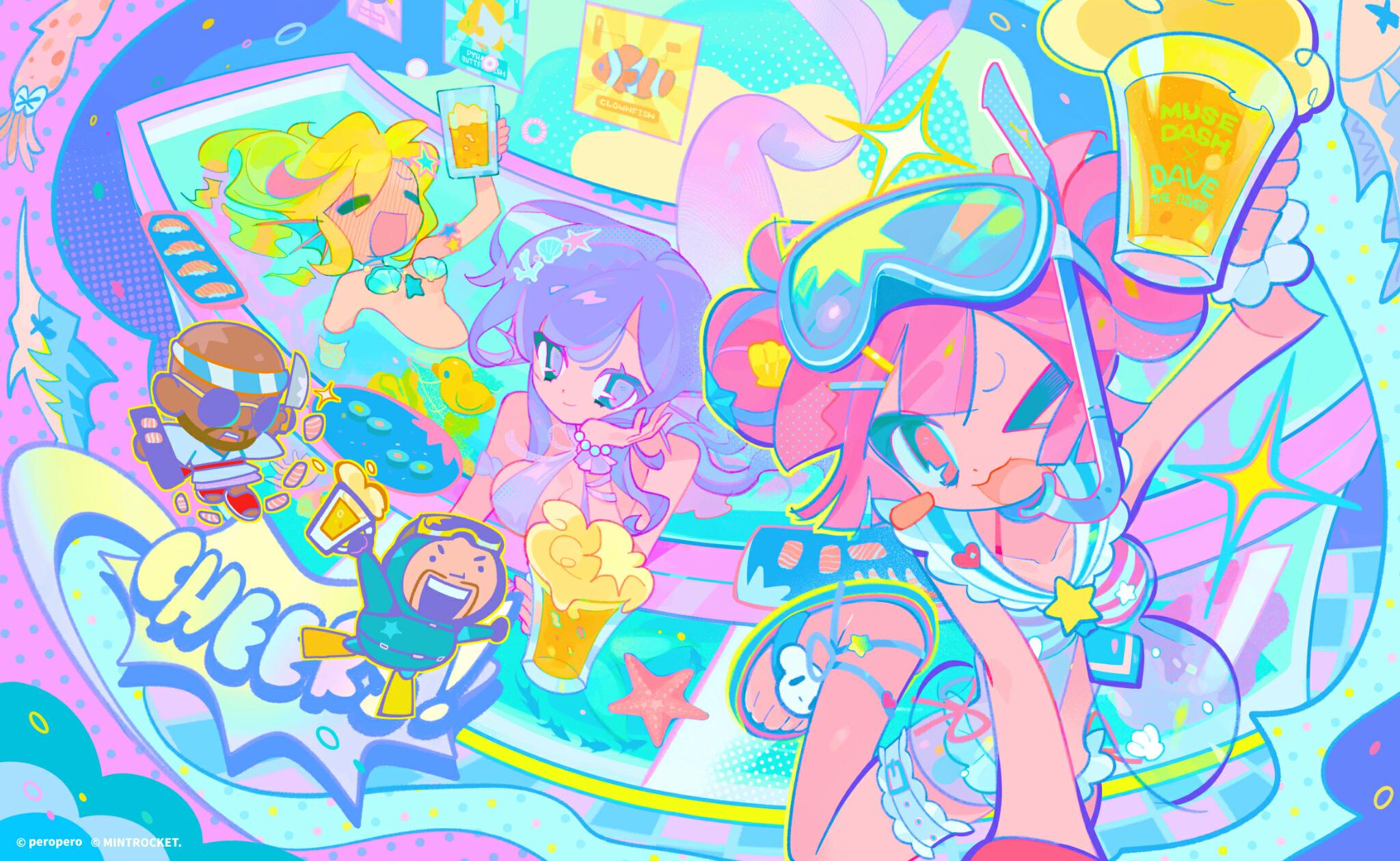 Discovery splash banner for Muse Dash (PeroPeroGames) Discord server