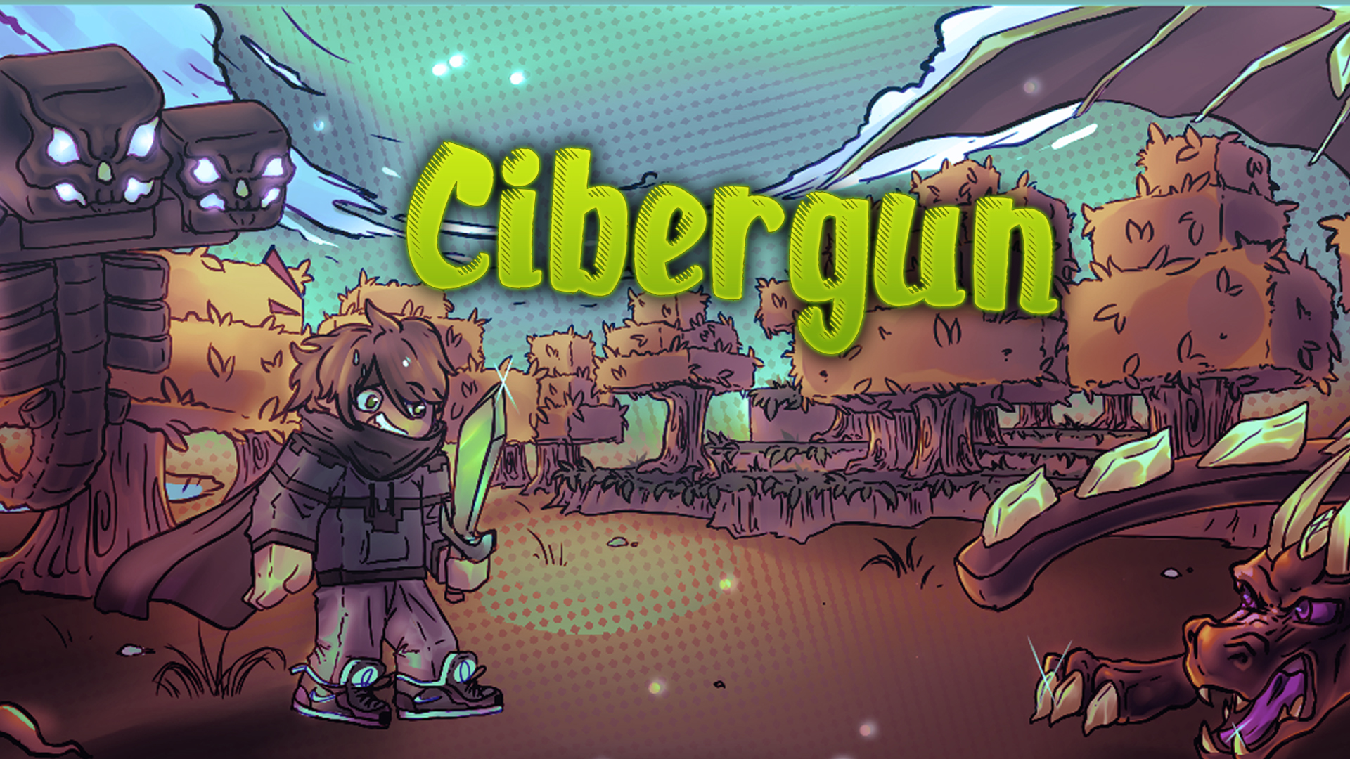 Discovery splash banner for Cibergun Discord server