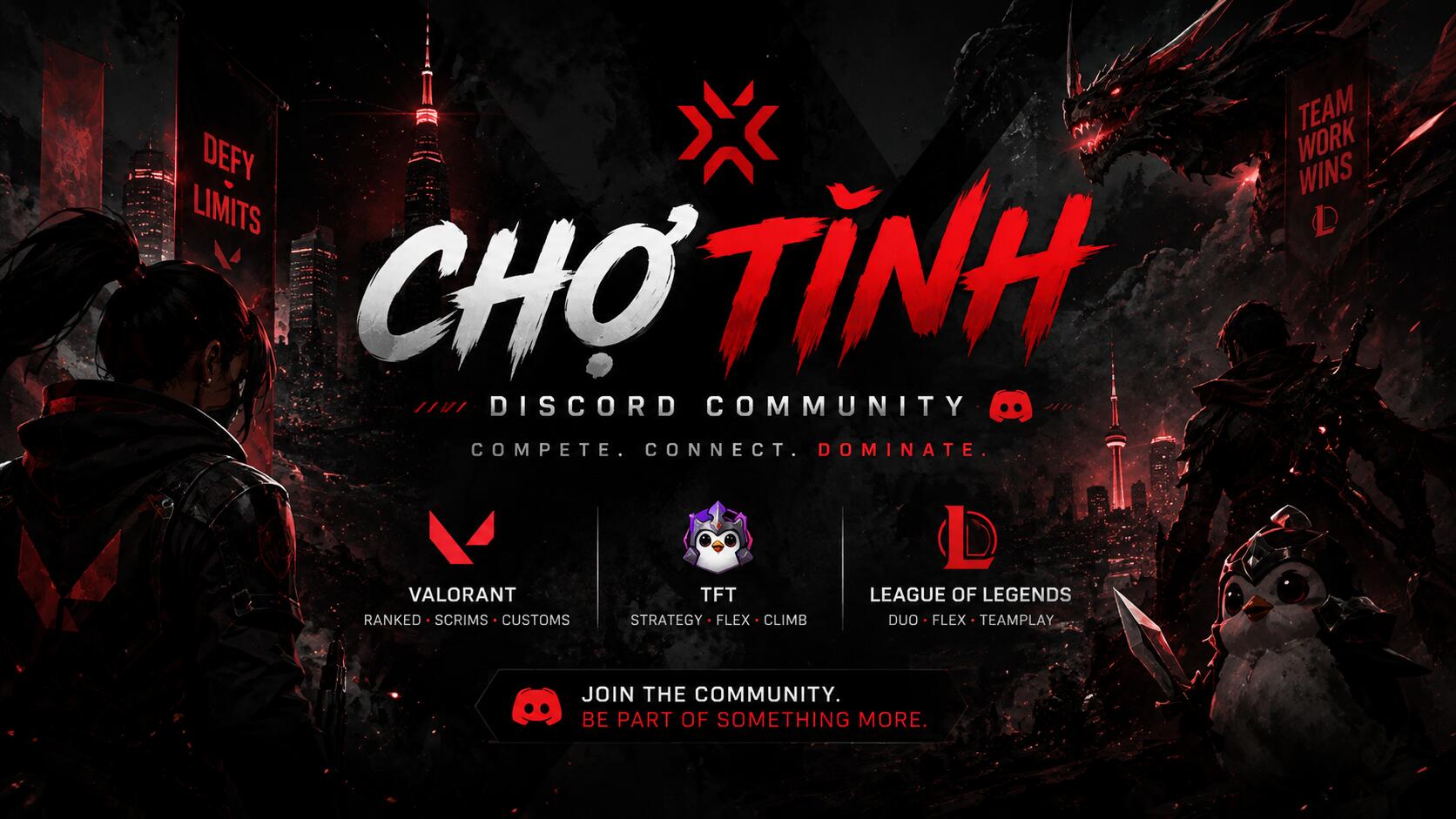 Discovery splash banner for 🐒🐝 ๛c̸h̸ợ t̸ìn̸h̸ツ ♗🐤 Discord server