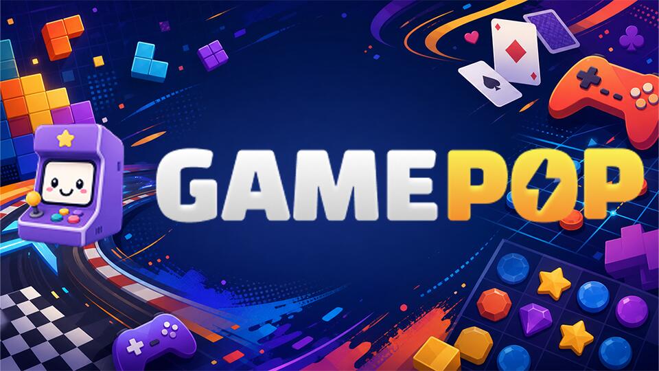 Discovery splash banner for Gamepop Discord server