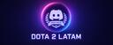 Discovery splash banner for DOTA 2 LATAM Discord server