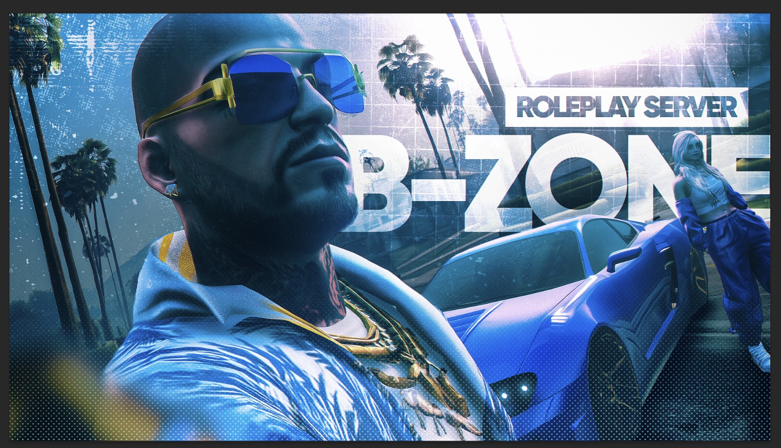 Discovery splash banner for B-Zone - GTA5.ro RolePlay Discord server