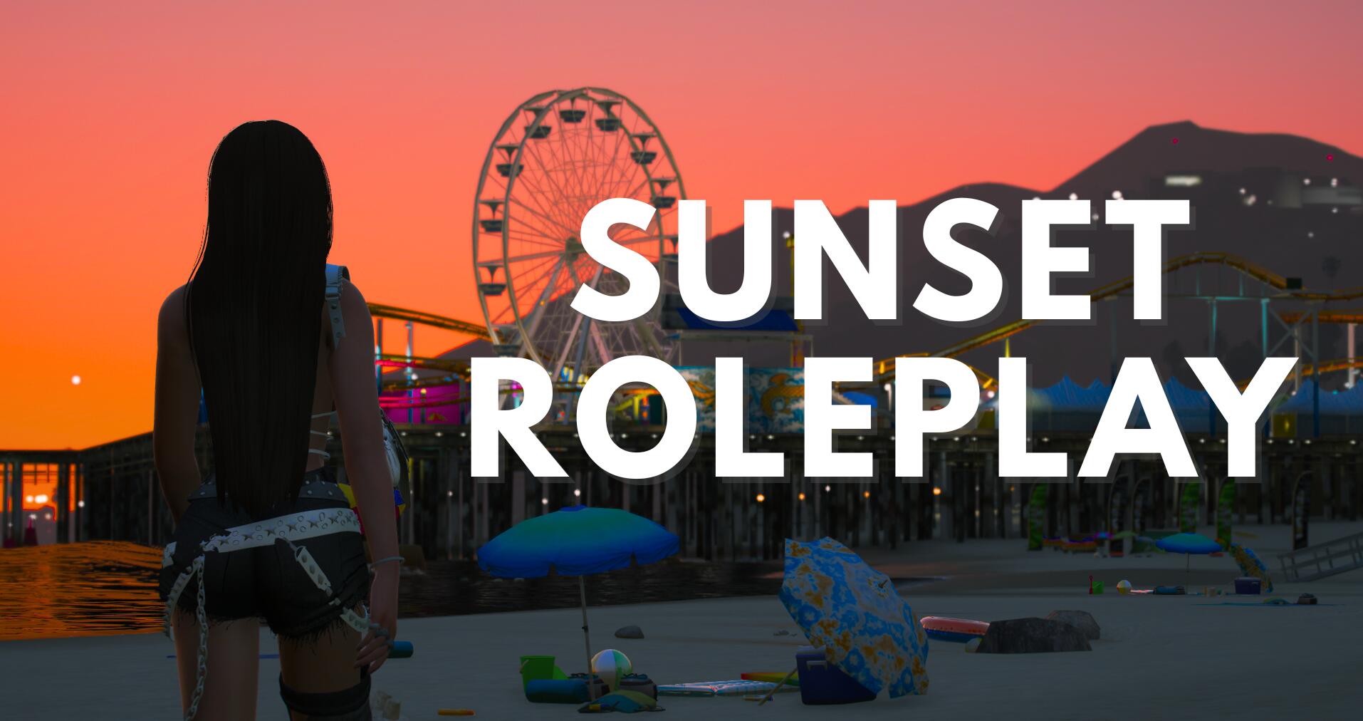 Discovery splash banner for SunsetRP WIPE 15.08 Discord server