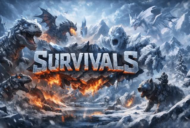 Discovery splash banner for Survivals Nexus | ARK - ASE & ASA Discord server